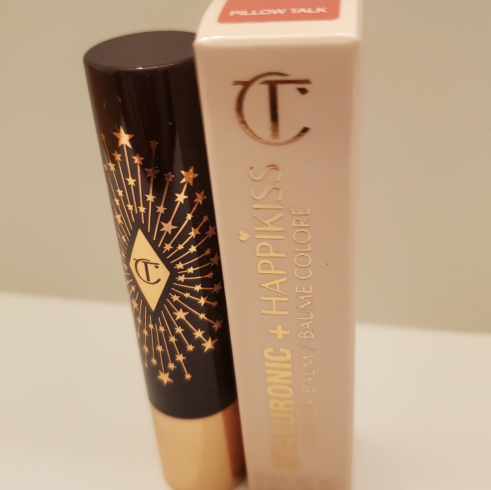 Charlotte Tilbury Hyaluronic Happikiss Lipstick Balm PILLOW TALK. BNIB - Picture 3 of 4